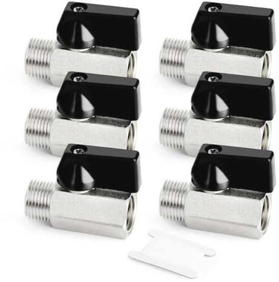 G 1/4 inch Messing Kogelkraan met Ontluchting