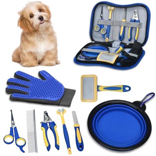 Huisdierverzorgingsset voor het reinigen van huisdieren