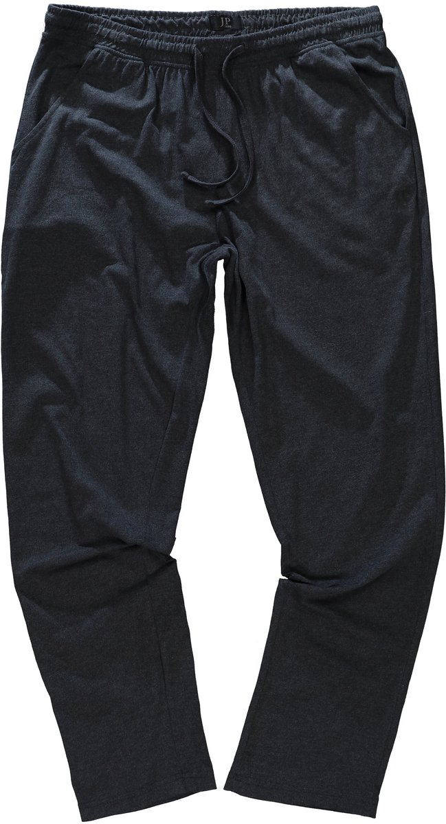 JP 1880 - Heren - Pyjamabroek loungewear lang model elastische tailleband - Antraciet - Maat 5XL