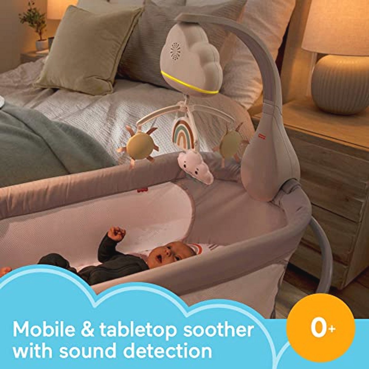 Kleurrijke Muziekmobiel voor Crib of Babybed met Rustgevende Geluiden