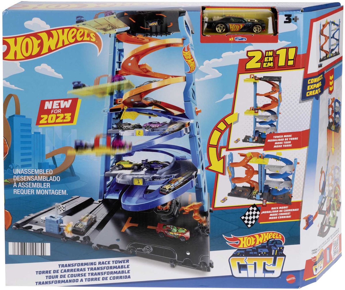 Hot Wheels City Transformerende Racetoren - Racebaan — afbeelding 12