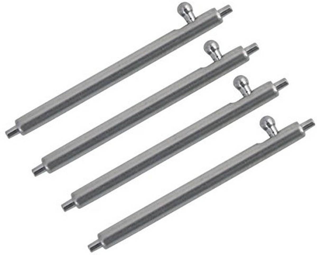 4 Stuks Quick Release Spring Bar Roestvrij Staal Horloge Pins 1.5mm