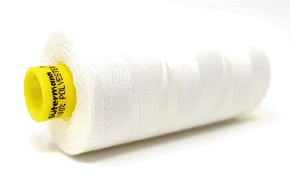 Allesnaaier 120 Naaigaren - Scheurvast Polyester - 1000m Rol Wit
