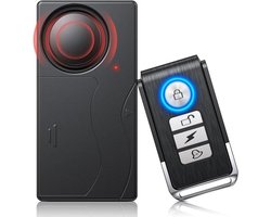 Draadloos 110 dB Autoalarm en Fietsalarm met Afstandsbediening - Instelbare Gevoeligheid