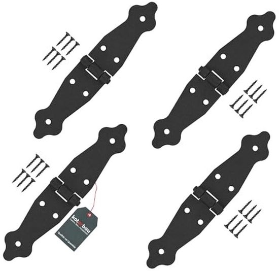 SO-TECH® verstelbare deurscharnier M24 x 190 mm met U-vormige laspunten
