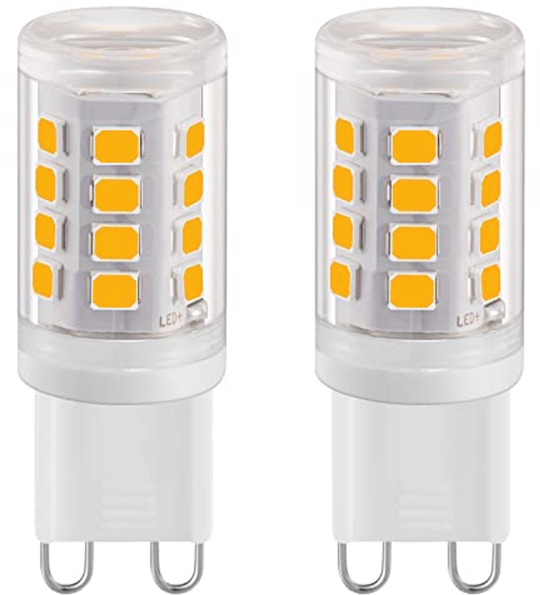 G9 LED-lampen 2W Warmwit 2700K - Vervanging voor 28W Halogeenlampen, Flikkervrij, Eenvoudige Installatie, 2 Stuks