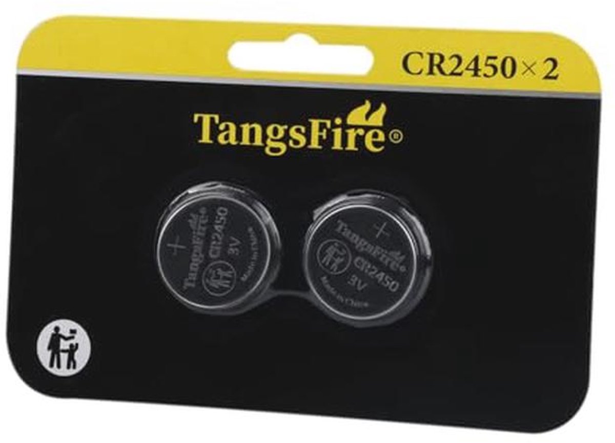 CR2450 Knoopcellen 3V - 2 Stuks Lithiumbatterijen