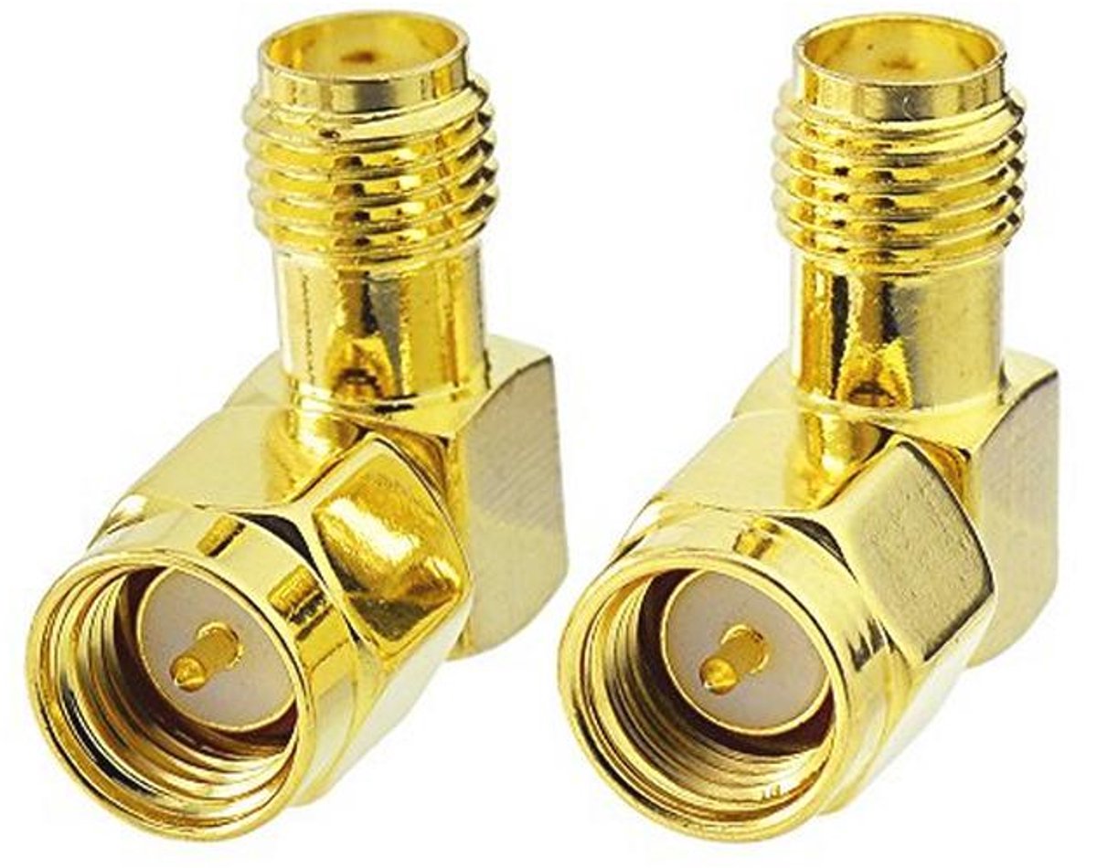 4G Antenne Adapter SMA Female naar Male - 2 Stuks voor DAB Auto Antenne, UMTS, Mobiel Breedband