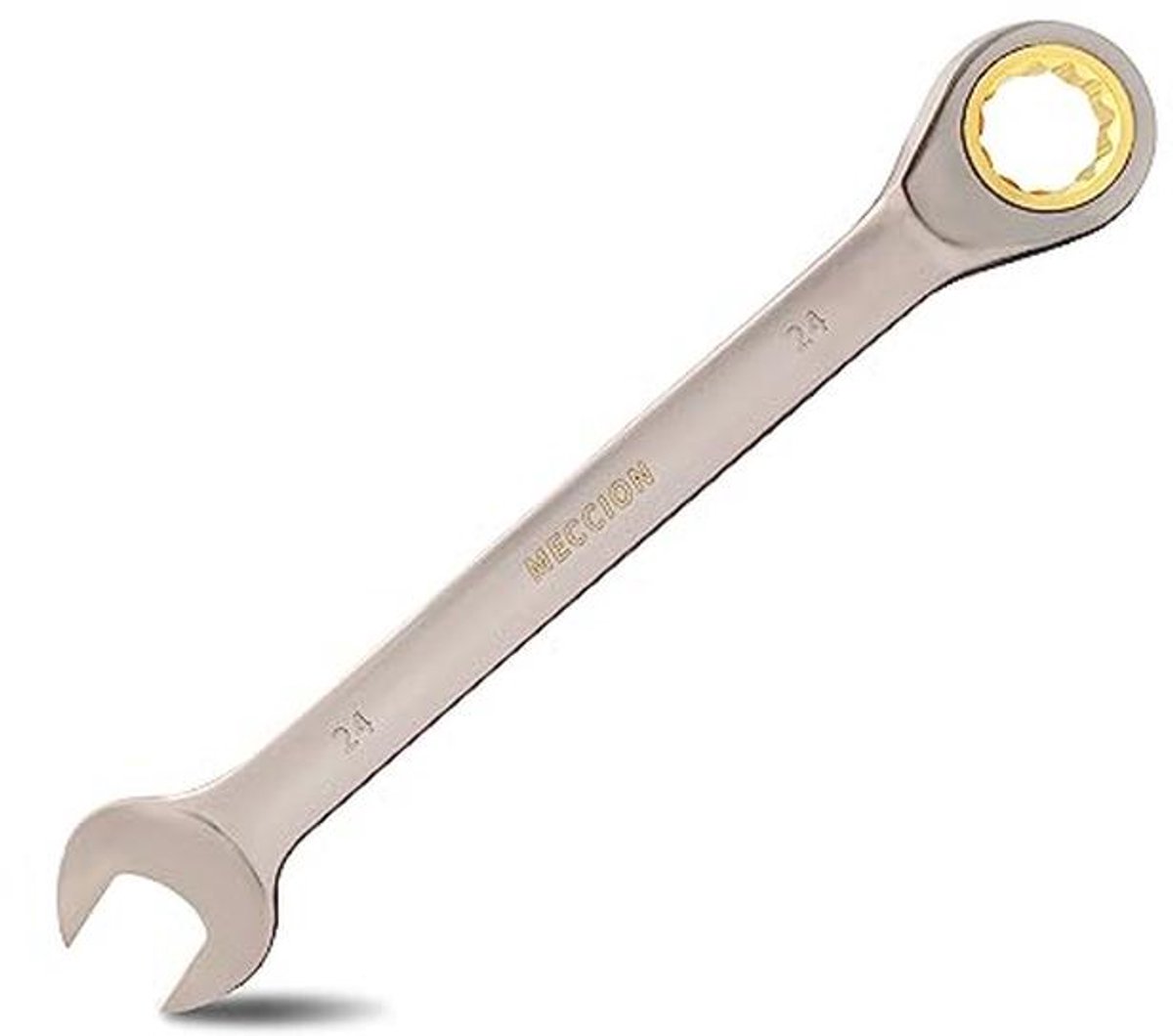 Professionele Combinatie Ratelsleutel 24mm - Chroom Vanadium Staal