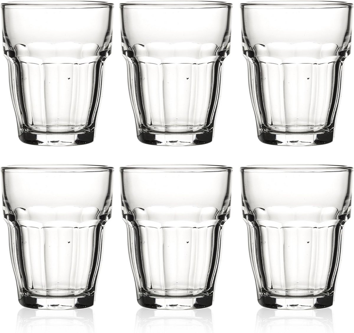 Set van 6 Rock Bar Borrelglazen - Tijdloos en Modern