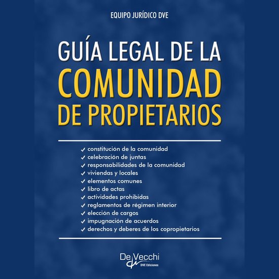 Guía legal de la comunidad de propietarios - cover