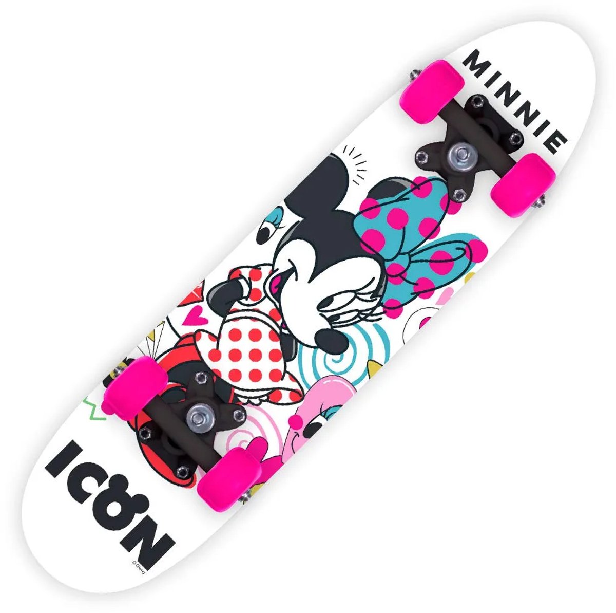 Skateboard Minnie Mouse Seven Polska Bois 61cm - Ultra Léger Et Résistant