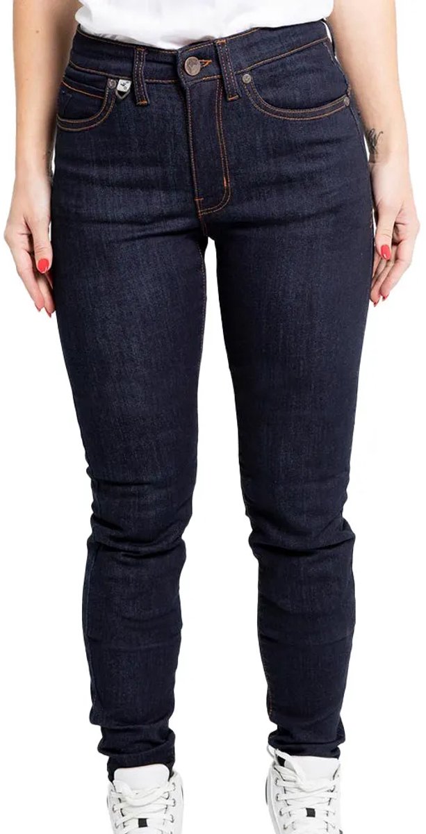 By City Route Ii Spijkerbroek Blauw 2XS Vrouw