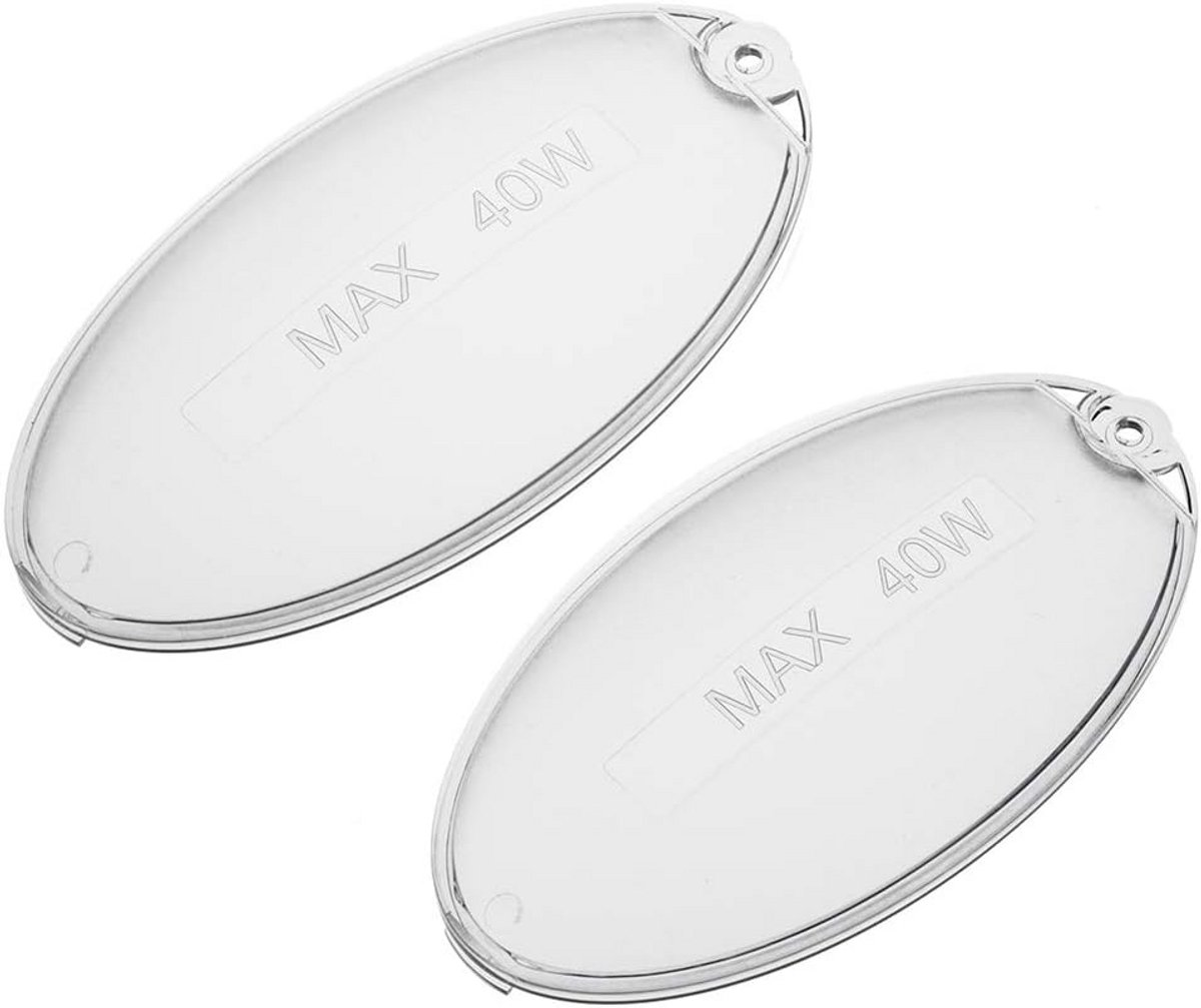 Lichtbescherming voor Ecoline Top 60 afzuigkap - 2 stuks - 100 x 55 mm