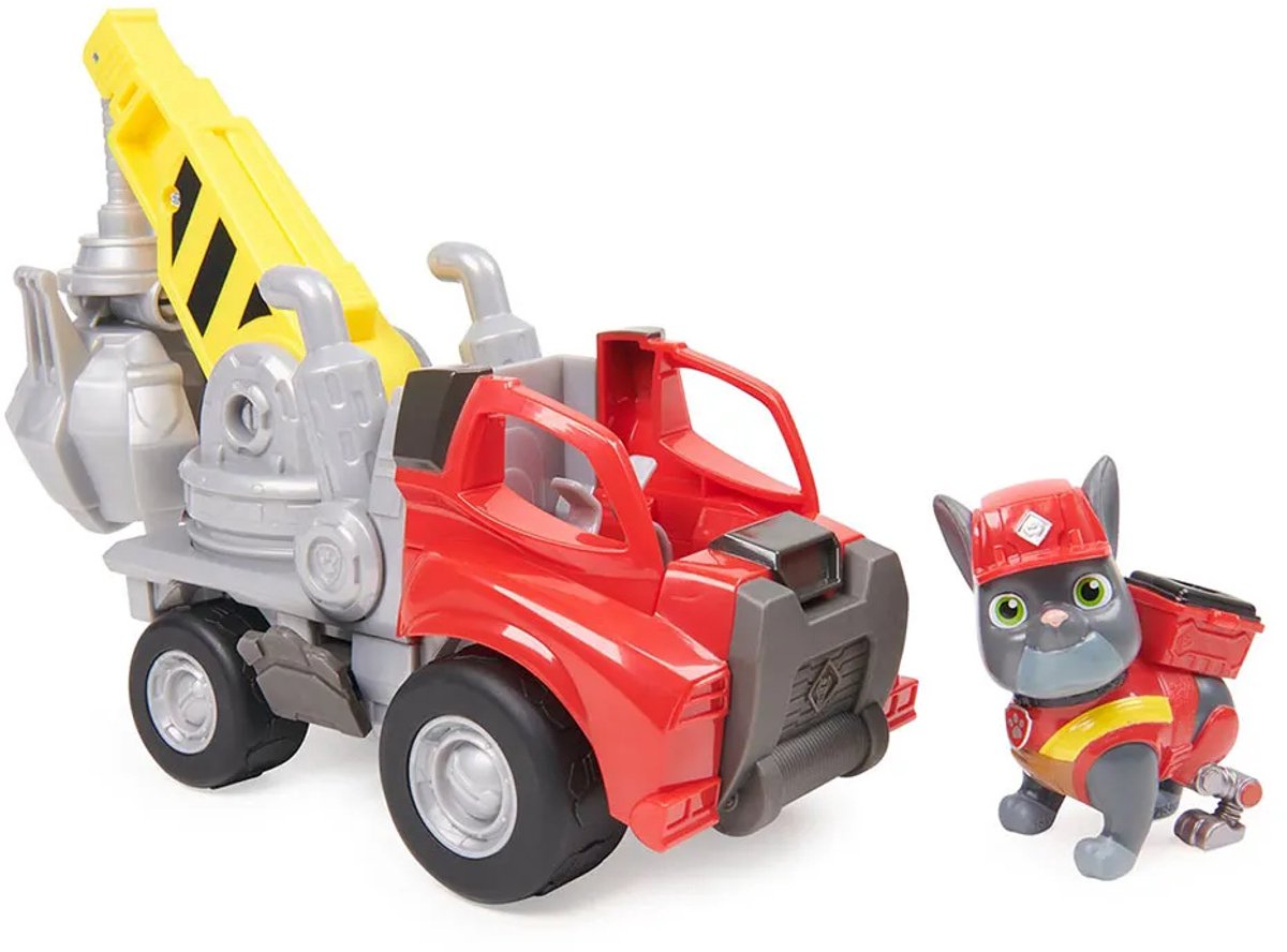 Rubble & Crew - Charger’s Kraanwagen met speelfiguur en beweegbare onderdelen - PAW Patrol speelgoed — afbeelding 22