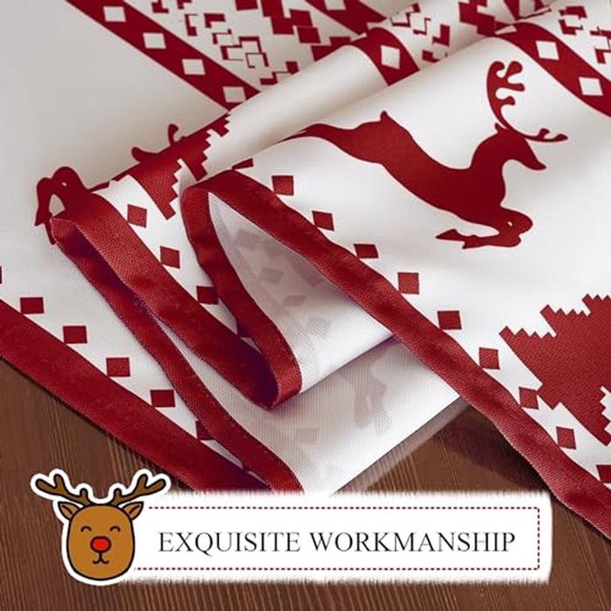 Rechthoekig Waterdicht Tafelkleed voor Kerst en Vakantie - 140x260 cm