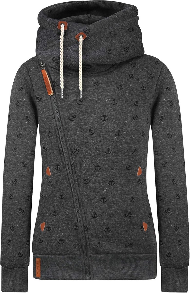 Dames Zip Hoody met Capuchon en Twee Zakken - Comfortabele Sweatvest voor Alle Seizoenen