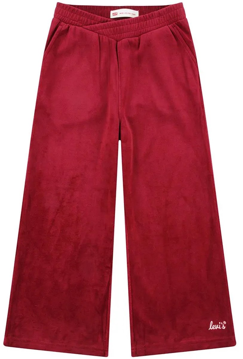 Levi´s ® Kids Velour Wide Leg Broek 12 Years Meisje Rhododendron Levis