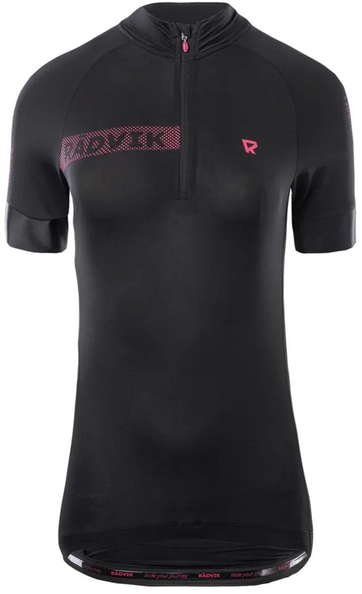 Radvik Alpha Lds Korte Mouw Wielertrui Zwart XS Vrouw