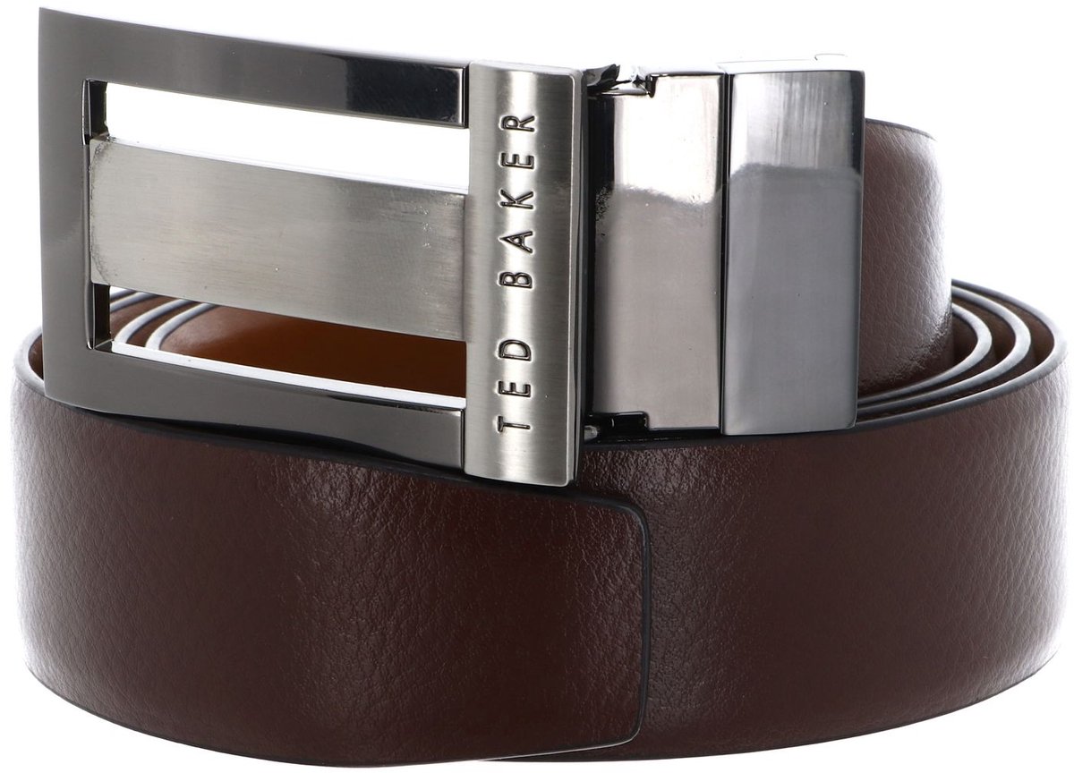 Ted Baker riem Wiilmer 2-In-1 Reversible Belt Gift Set W120 Brn-Choc bruine Lichtbruin
