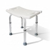 GEASY Douchekruk - Douchekruk - Douchestoel - Hoogte Verstelbaar - Antislip - 136KG Draagkracht - Douche Kruk - Douchekrukken - Krukje - Kunststof - Douchestoelen - Douchstoel - Badkamer - Ouderen - Badstoel