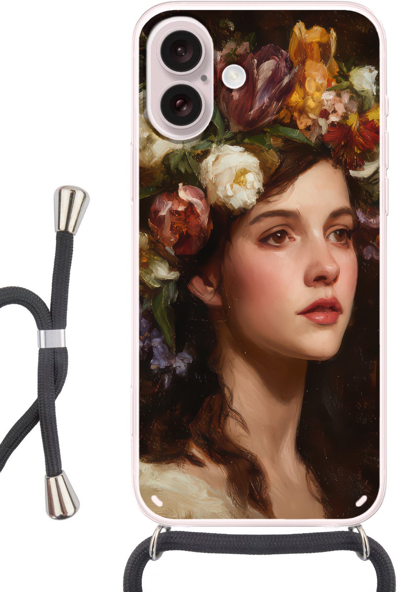 Portret - Vrouw - Bloemen