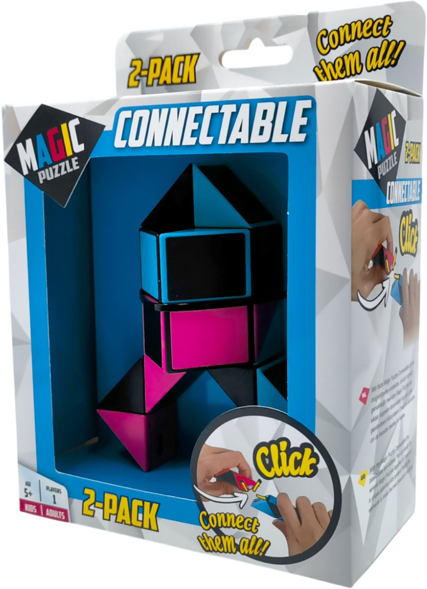 Magic Puzzle connectable puzzelset 2 pack voor kinderen.