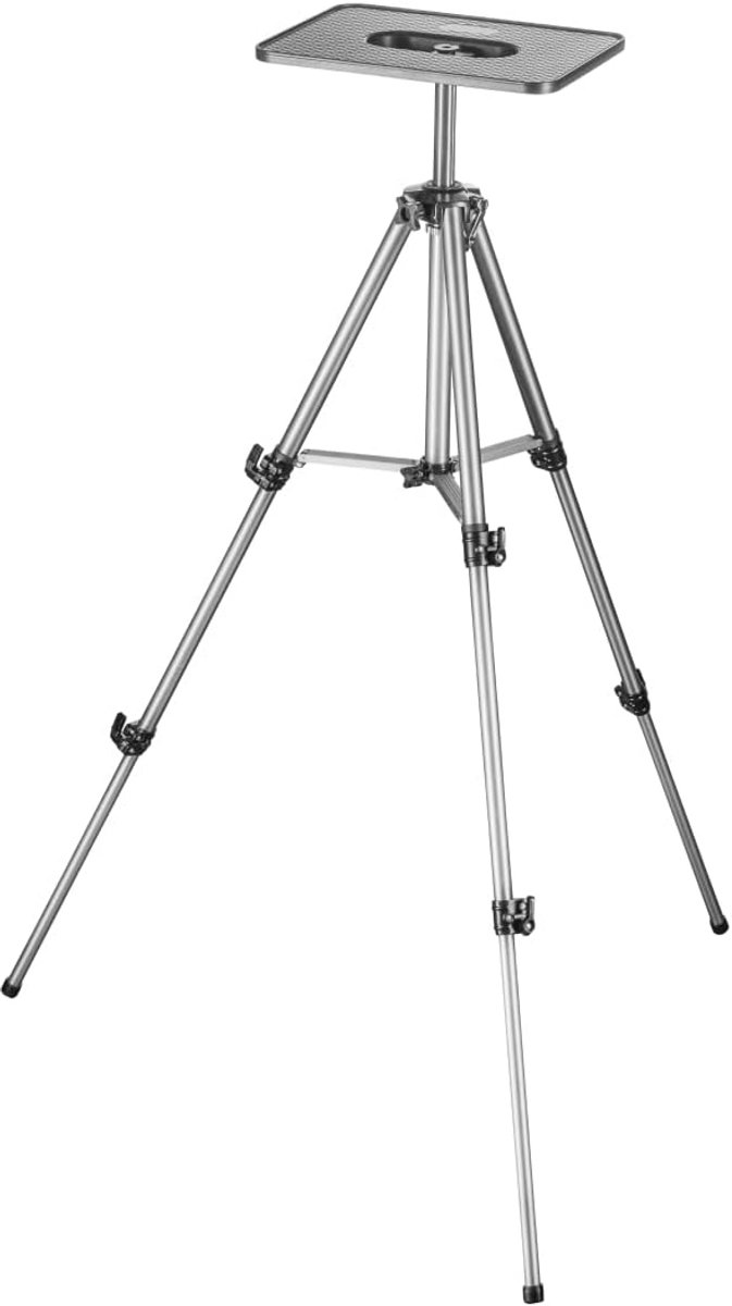 Laptop Statief tot 140 cm - Verstelbare Beamer en Notebook Stand met Draagtas
