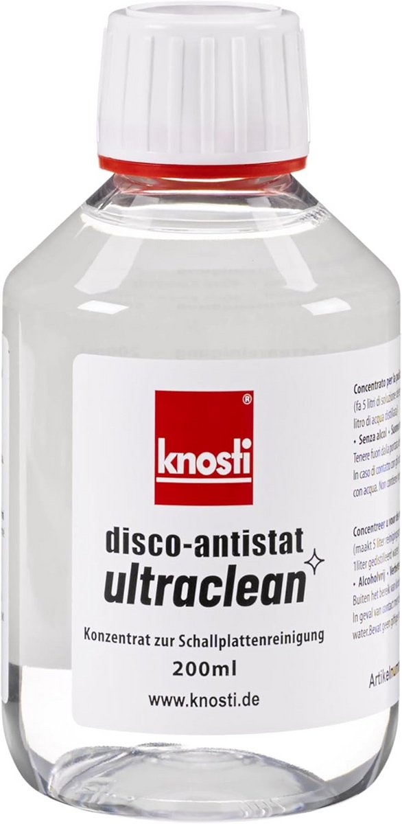 Vinylplaten reinigen - Disco-Antistat Ultraclean concentraat (200 ml)