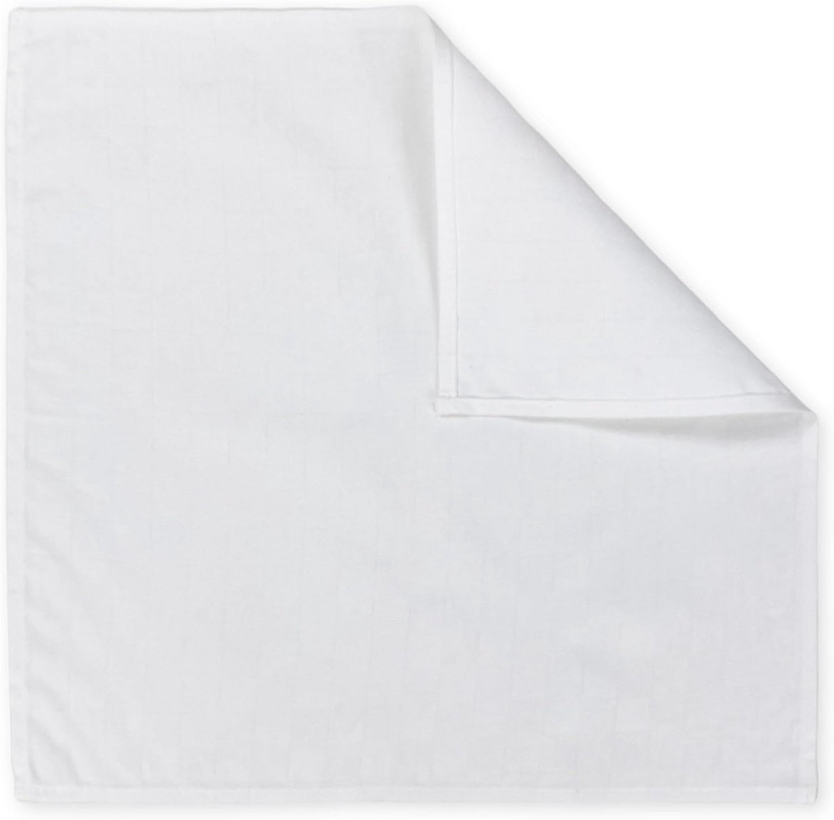Ovaal Katoenen Tafelkleed Wit Jacquard Patroon 180x250 cm