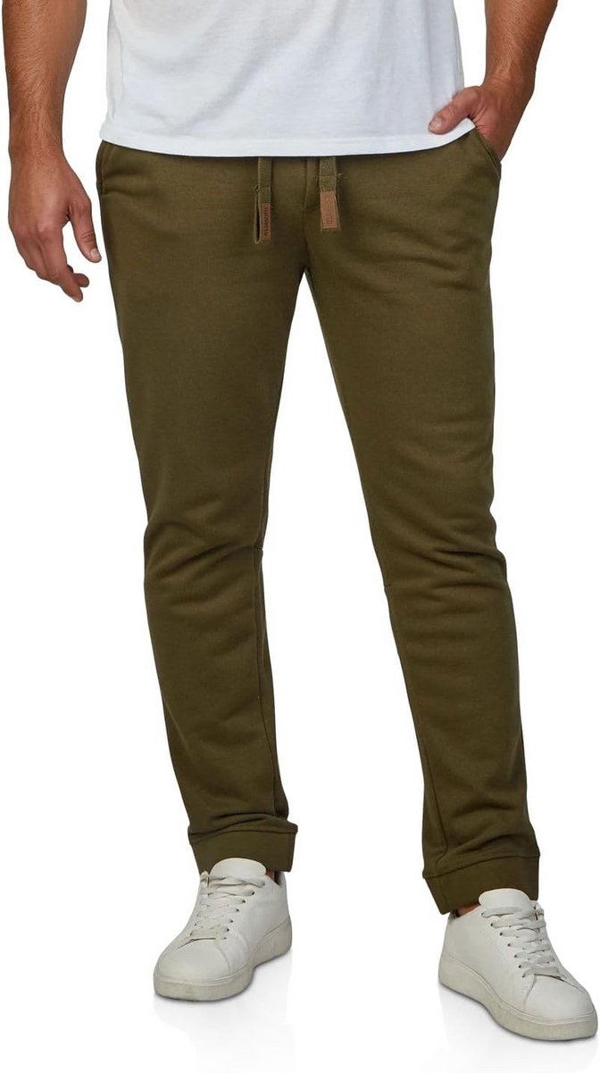 Heren joggingbroek lang regular fit met trekkoord