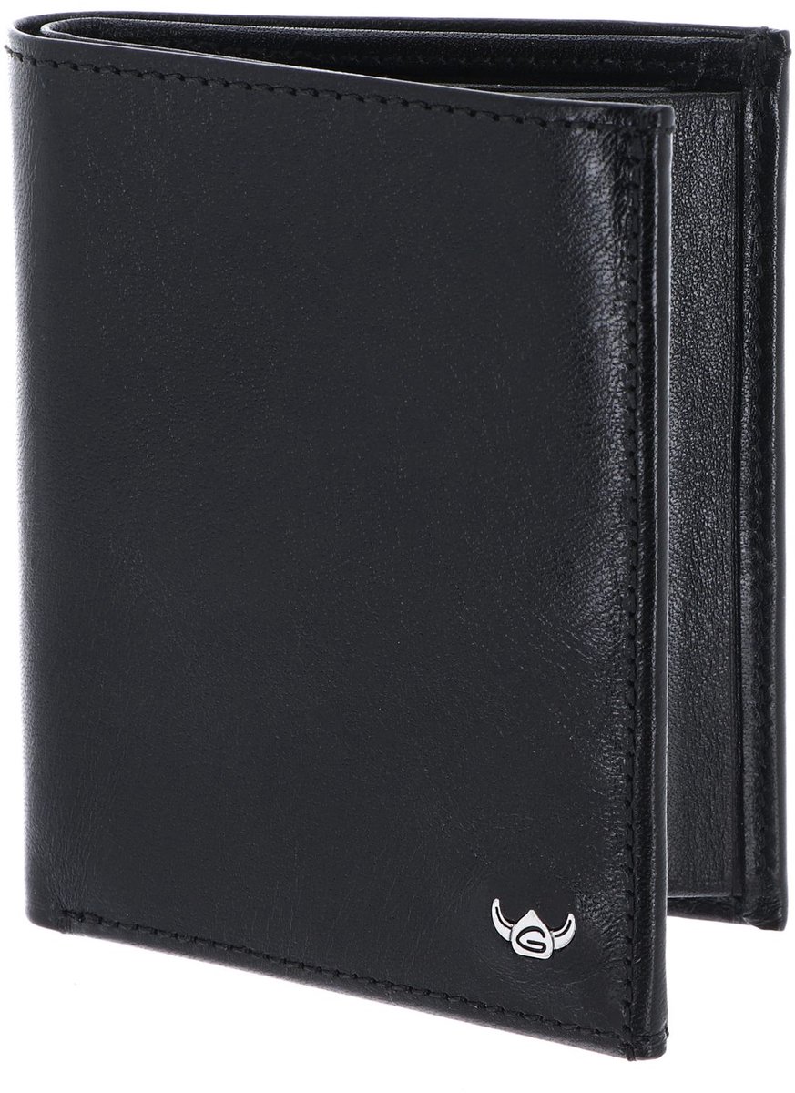 Golden Head Leren portemonnee Colorado RFID Protect Kombischeintasche 1119 Black zwart