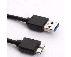 USB 3.0 naar Micro B datakabel 50 cm voor harde schijven, tablet, camera en PC
