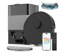 Robotstofzuiger met Dweilfunctie en LiDAR Navigatie - Efficiënte Reiniging met App-Besturing
