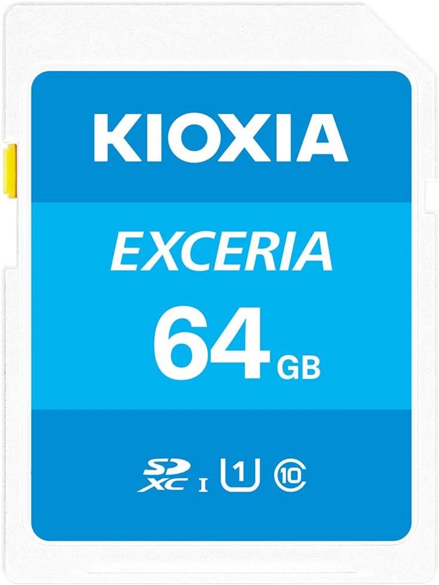 64GB Exceria U1 100MB/s Class 10 SD-kaart