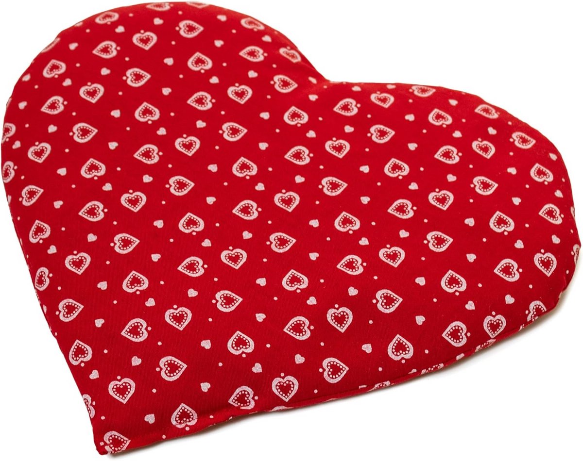 Hartvormig Warmtekussen - 30x25cm - Ideaal voor Ontspanning en Cadeaus