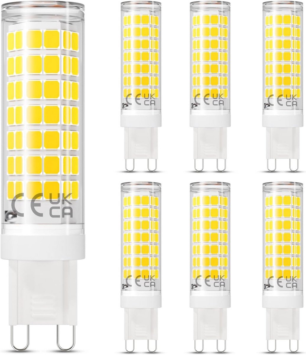 G9 LED Lamp Dimbaar 4W Koud Wit 6000K - Vervangt 40W Halogeen - 500lm - 6 Stuks