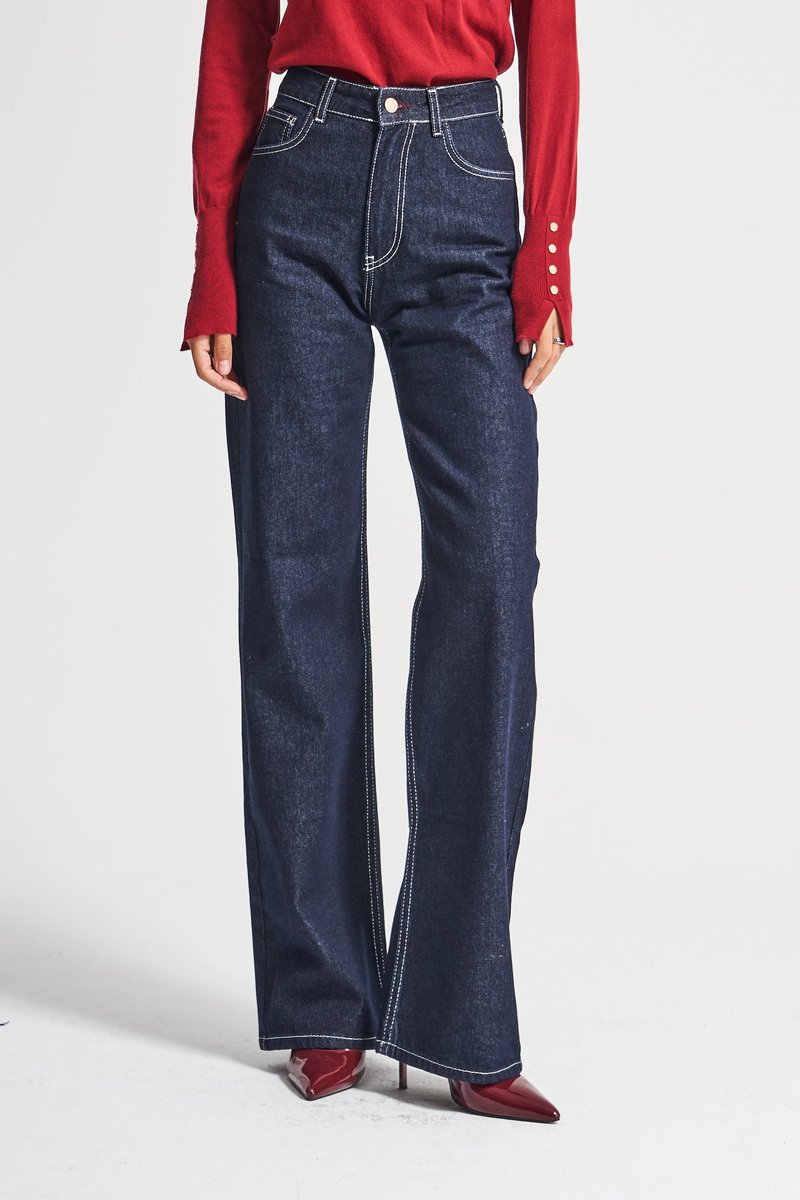 It's Basic - Straight High Rise Jeans