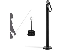 ST TRADİNG Fitness Laadpen met Karabijnhaak voor Gewichtschijven