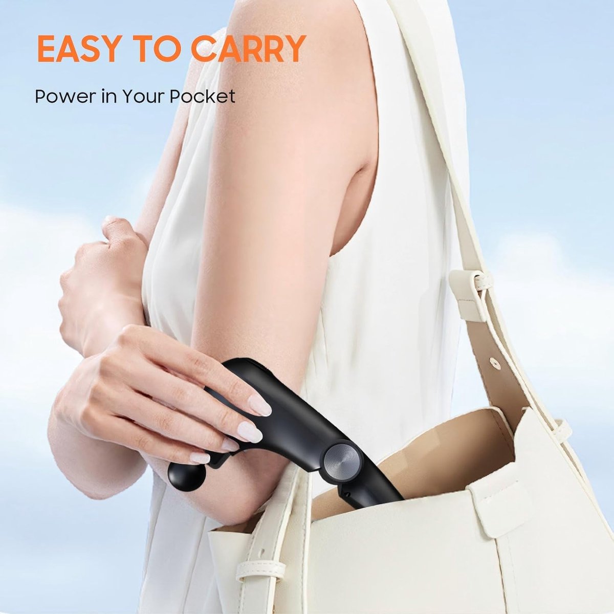 Massage Gun - Massage Gun Professioneel - Massage Apparaat - Met Verwarmingsfunctie & 10 Massagekoppen - Diepe Weefselmassage voor Rug en Schouders - Spierherstel en Pijnverlichting — cadeau in Sport & Outdoor - foto 4