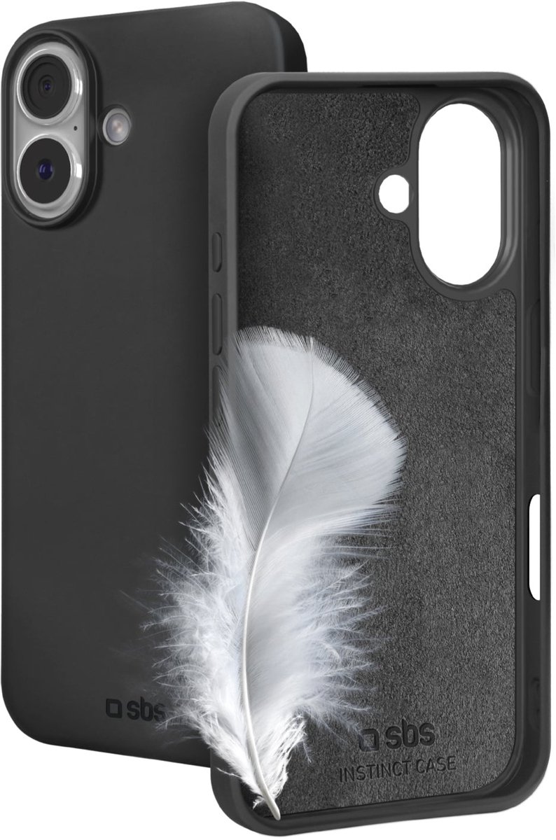 sbs mobile Instinct Cover Apple iPhone 17 Zwart