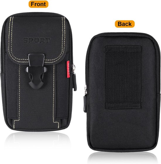 Universele Heuptas Voor Telefoon – Riemclip Holster, Nylon, Past Op Nokia 100 T/m 230 En Meer – Voor Wandelen, Kamperen En Outdoor