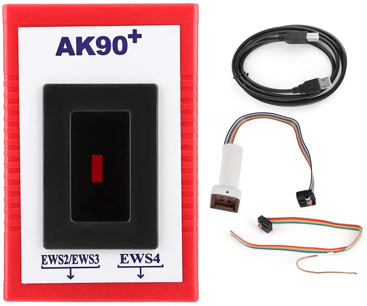 Autosleutelprogrammeur, AK90 + Autosleutelprogrammeur V3.19 Match Diagnostic Tool Programmeur Identificeer sleutels voor EWS AK90 KEY-PROG