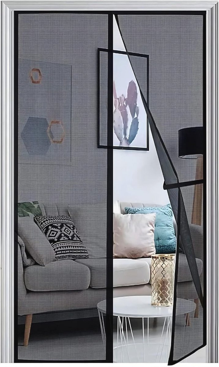 Magnetische Horren voor Deuren en Ramen 90 x 240 cm - Anti-Insecten Gordijn