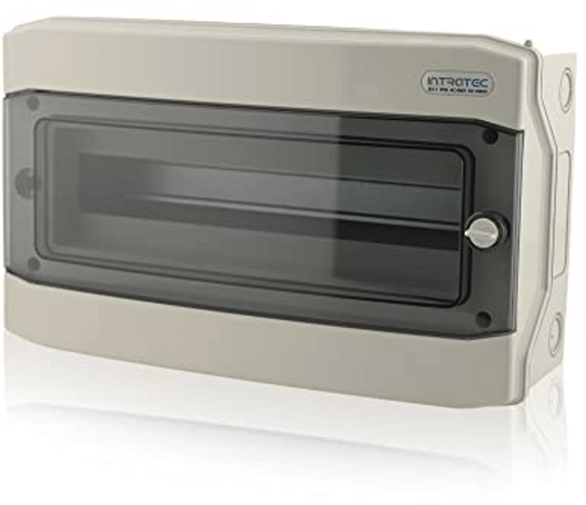 Vochtbestendige verdeelkast IP65 voor buiten - 1-rij, 18 modules, 259 x 428 x 144 mm