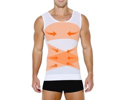 Heren Compressieshirt en Buikweg Tanktop zonder Mouwen