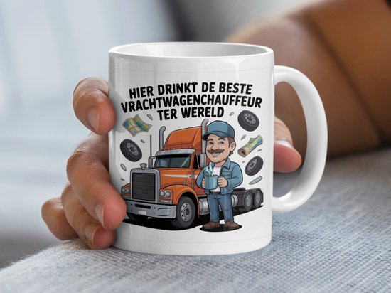 Mug pour le meilleur chauffeur routier du monde, mug humoristique pour routiers, idée cadeau pour chauffeurs routiers, mug pour conducteurs