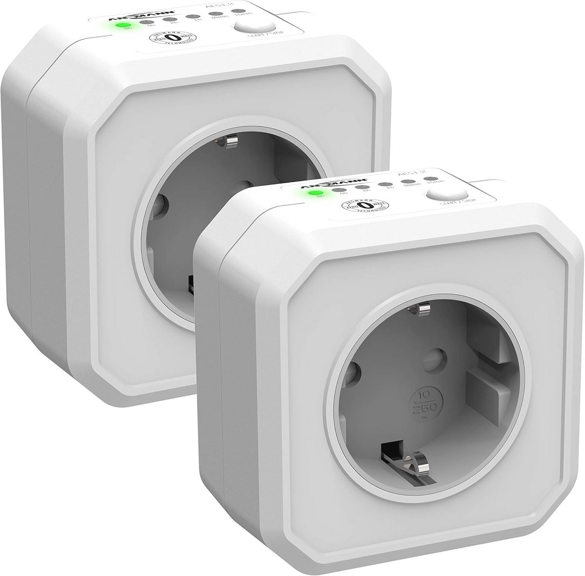 Energiebesparingsstopcontact met Countdown Timer - 2 stuks