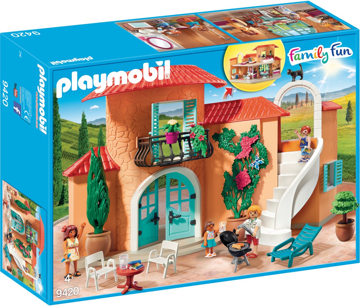 PLAYMOBIL V156 Camping &ndash; Tavolo Rotondo Beige Maison De Campagne 3230, Usato, Difetto