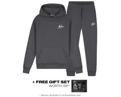Malelions signature tracksuit in de kleur grijs.